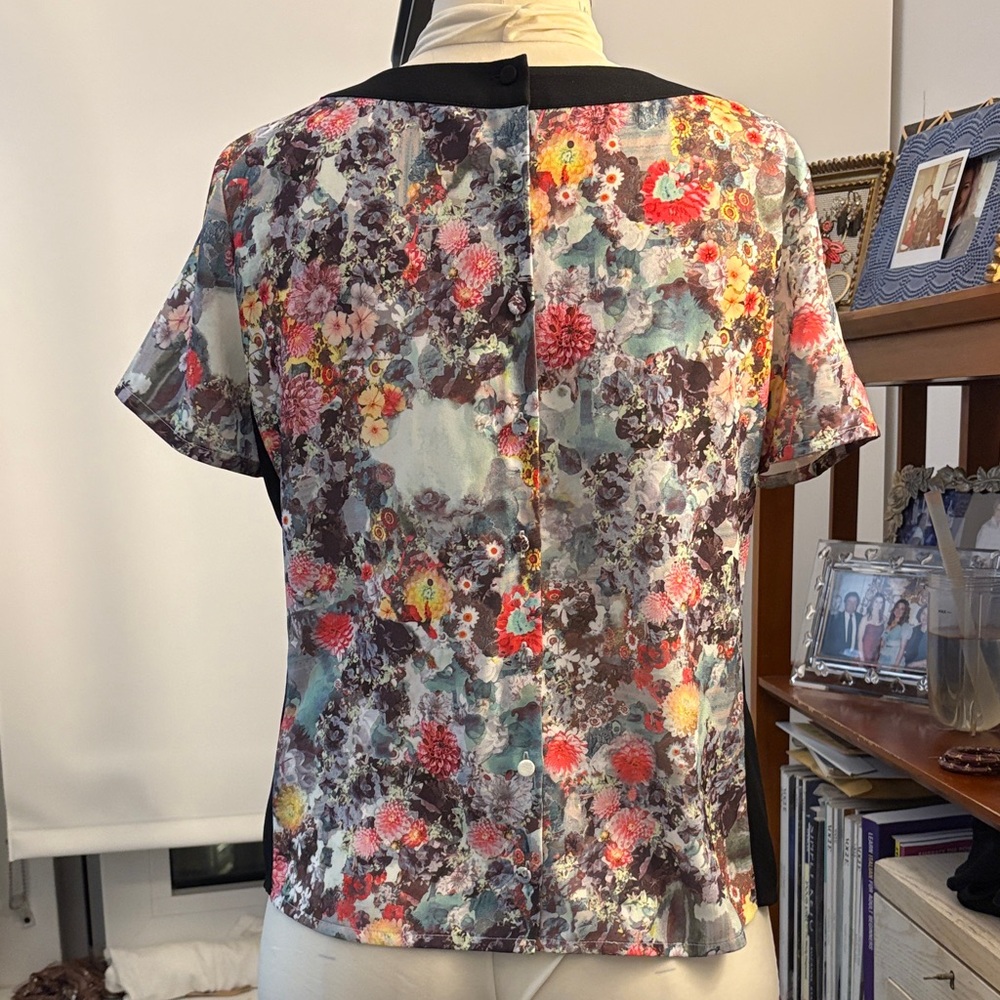 H&M Colorful Floral Print Blouse - Picture 6 of 7